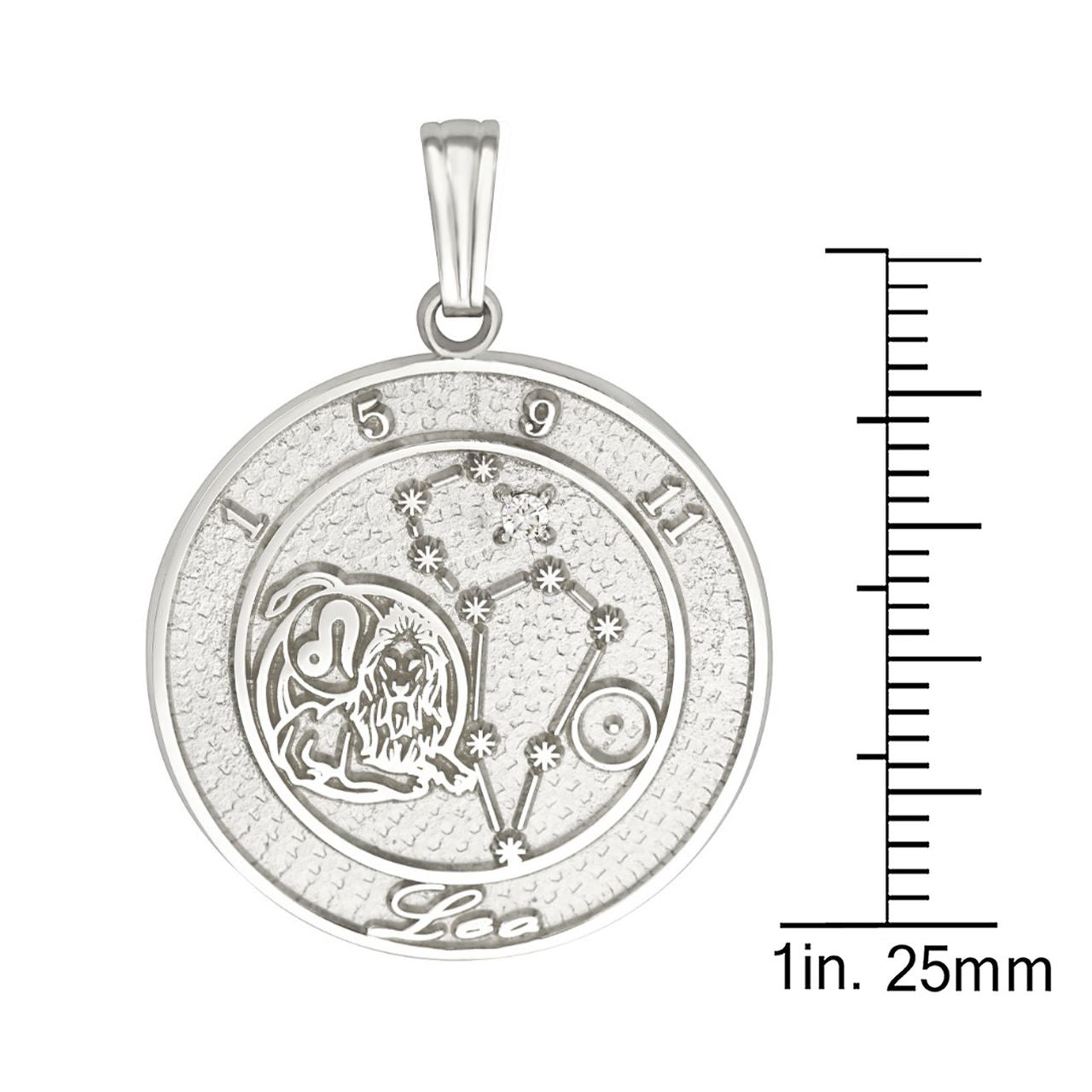 Sterling Silver Leo Talisman Pendant