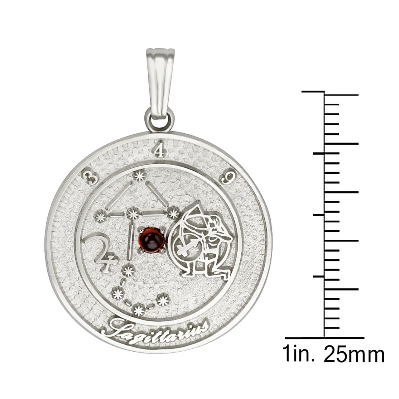 Sterling Silver Sagittarius Talisman Pendant
