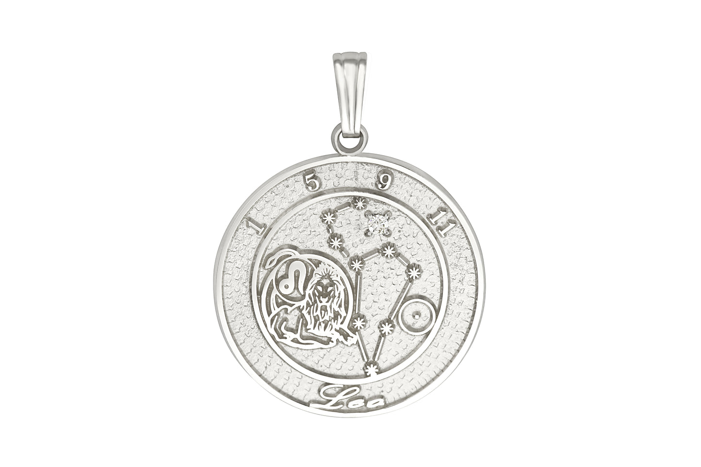 Sterling Silver Leo Talisman Pendant
