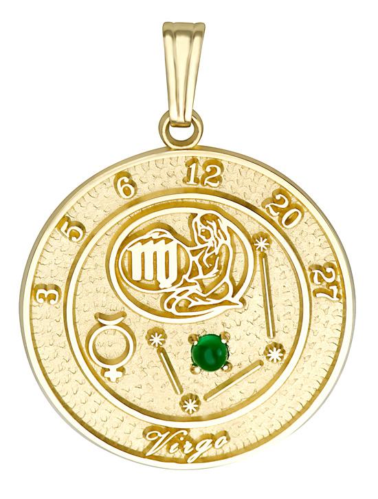 This Zodiac Talisman Pendant features your sign of the zodiac, your constellation, ruling planets, stone of the zodiac and your astrological lucky numbers.